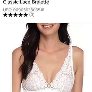 DKNY Lace Bralette & Thong (NWOT) Size L